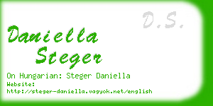 daniella steger business card